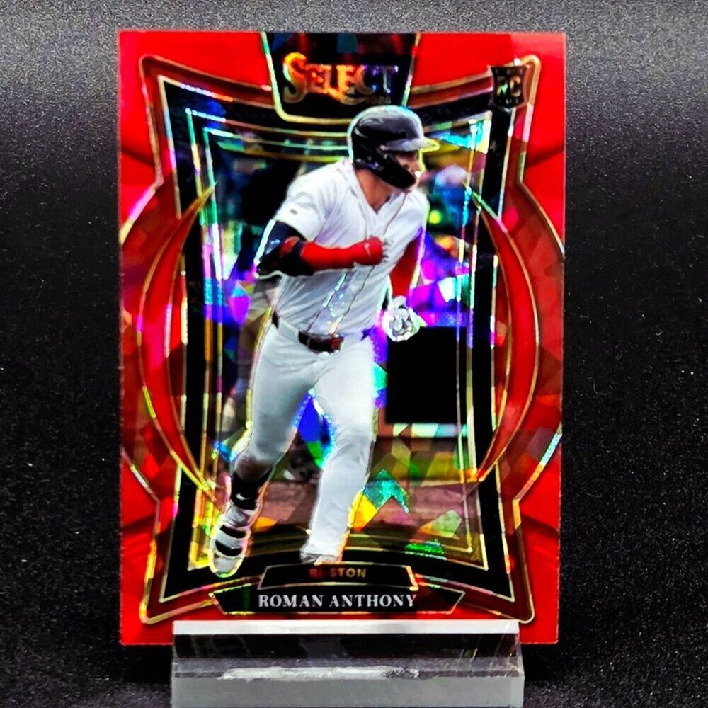 2025 Roman Anthony Red Ice Prizms 003/299 RC Boston Red Sox Top Prospect
